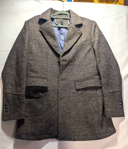 Womens gray brown wool blend - gray/brown,